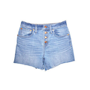 Madewell High-Rise Button Fly Denim Shorts – Size 25